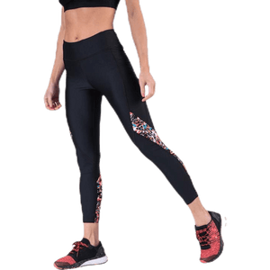Under Armour - HG Armour Printed Panel Ankle Crop Black