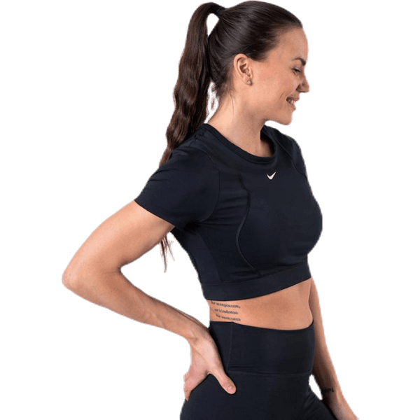 Nike - Aeroadpt SS Crop Top Black