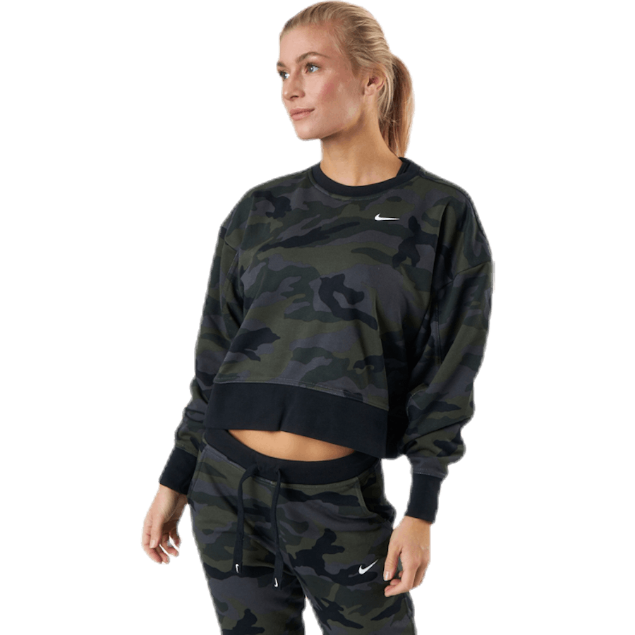 Nike - Women'S Dri-Fit Get Fit Training Crew Thunder Grey/White