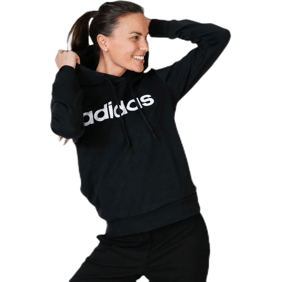 Adidas - Essentials Linear Over Head Hoodie Black / White