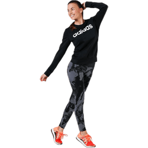Adidas - Essentials Linear Crewneck Black / White