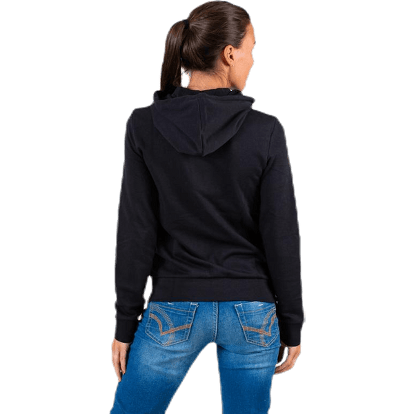 Adidas - Essentials Solid Full Zip Hoodie Black / White