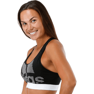 Adidas - Alphaskin Support Bra LG White/Black