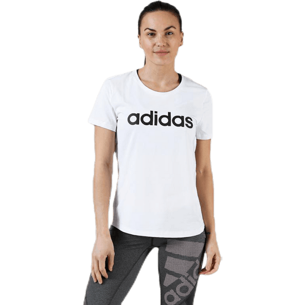 Adidas - D2M Logo Tee White