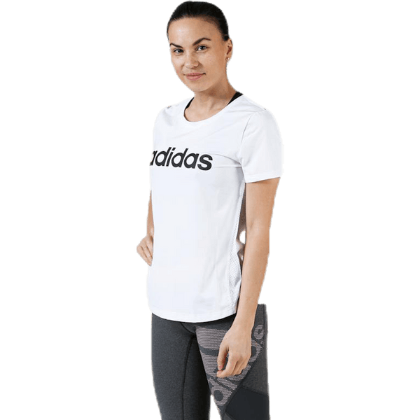 Adidas - D2M Logo Tee White