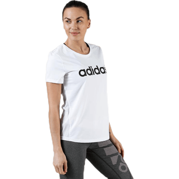 Adidas - D2M Logo Tee White