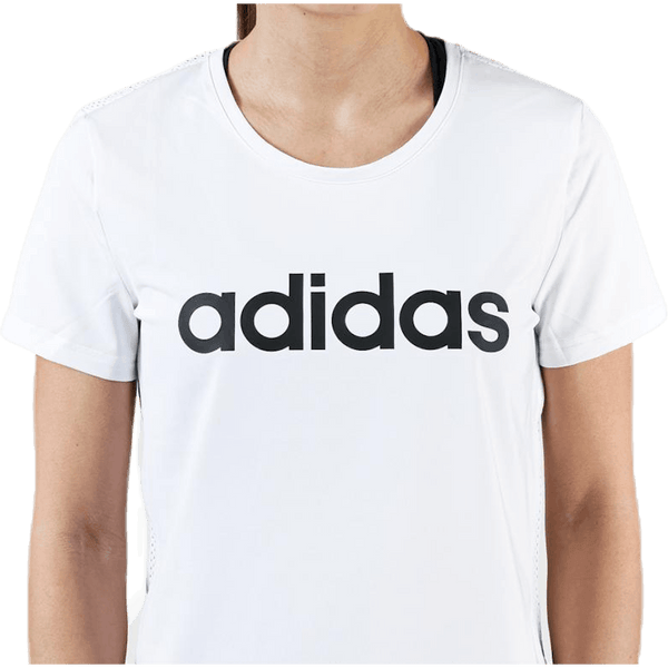 Adidas - D2M Logo Tee White