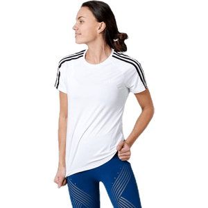 Adidas - Women D2M 3S T-Shirt White / Black