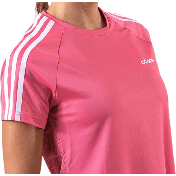 Adidas - D2M 3S Tee Pink/White