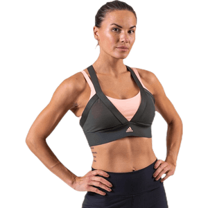 Adidas - All Me Layered Bra Green