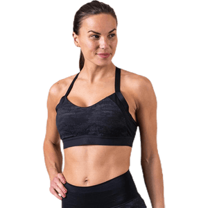 Adidas - All Me Jacqrd Bra Black