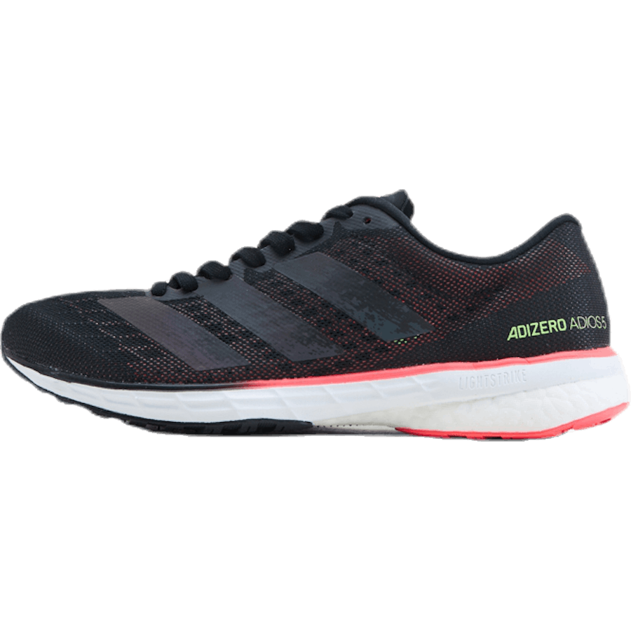 Adidas - Adizero Adios 5 Shoes Core Black / Core Black / Signal Pink / Coral