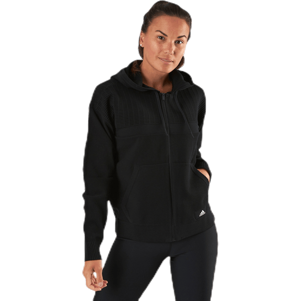 Adidas - Knit V Hoodie Black