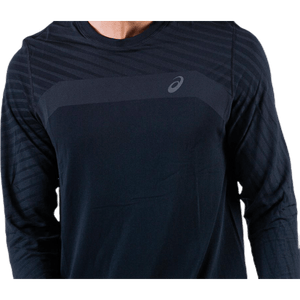 Asics - Seamless LS Texture Black