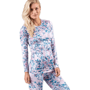 Endurance - Forget-Me-Not Printed L/S Tee Patterned