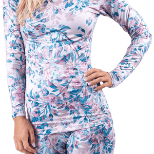 Endurance - Forget-Me-Not Printed L/S Tee Patterned
