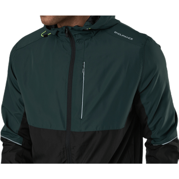 Endurance - Thorow Running Jacket With Hood Green