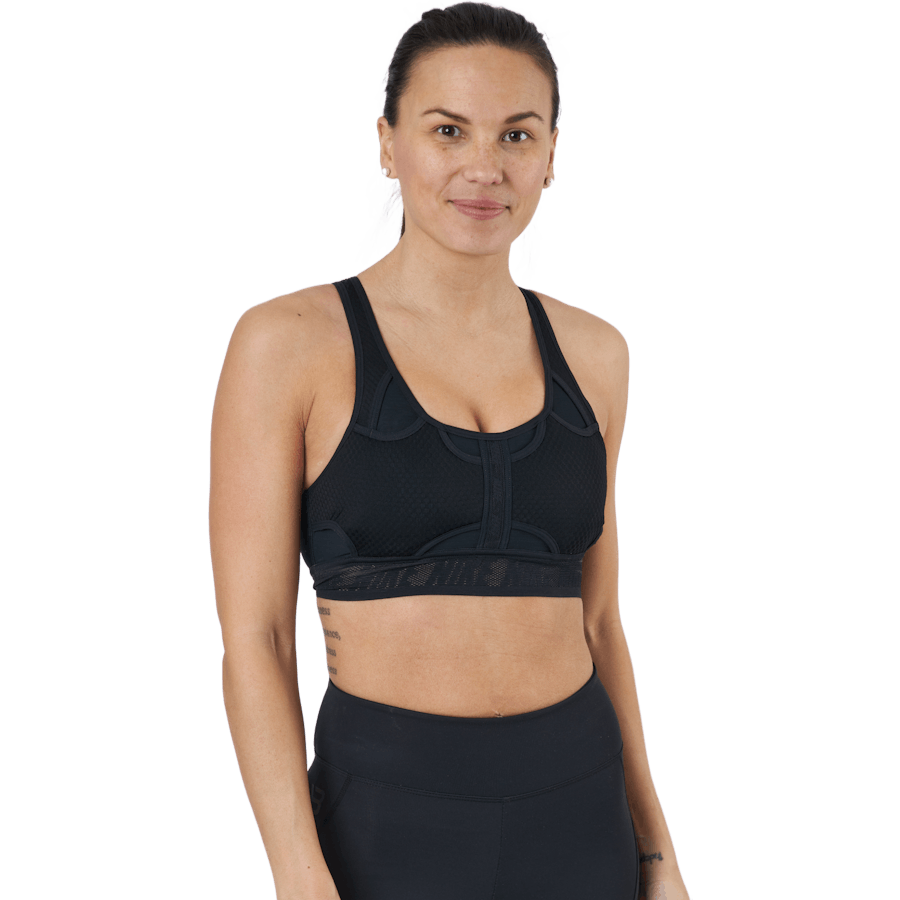 Nike - Swoosh Ultrabreathe Women Bra Black/black/black/dk Smoke Gre