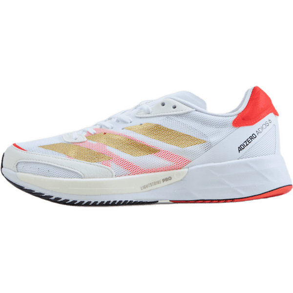 Adidas - Adizero Adios 6 Tokyo Shoes Cloud White / Gold Metallic / Solar Red
