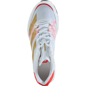 Adidas - Adizero Adios 6 Tokyo Shoes Cloud White / Gold Metallic / Solar Red