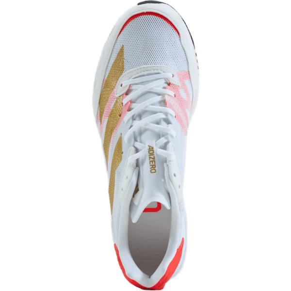 Adidas - Adizero Adios 6 Tokyo Shoes Cloud White / Gold Metallic / Solar Red