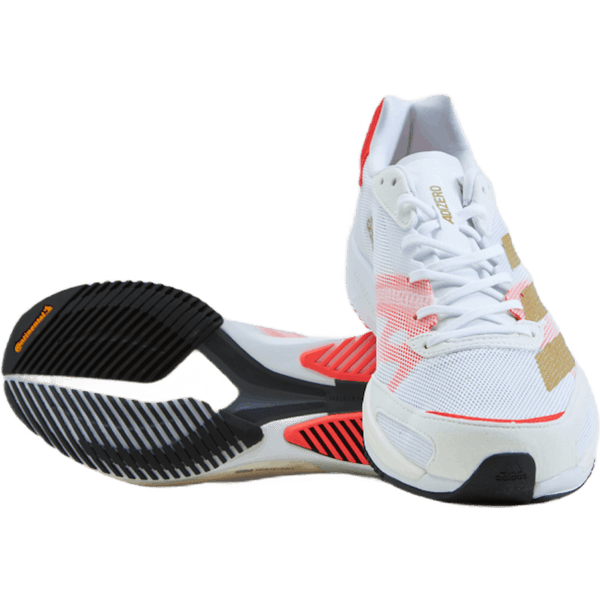 Adidas - Adizero Adios 6 Tokyo Shoes Cloud White / Gold Metallic / Solar Red
