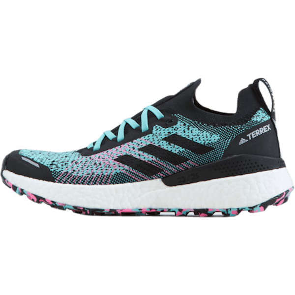 Adidas - Terrex Two Ultra Trail Running Shoes Acid Mint / Core Black / Screaming Pink