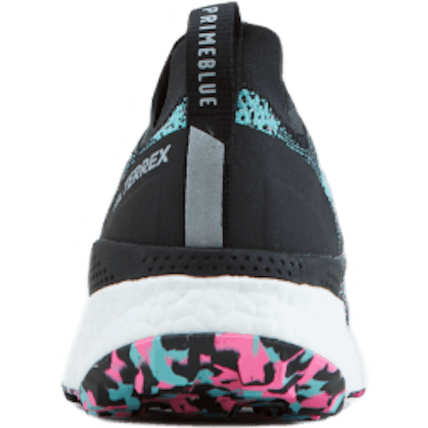 Adidas - Terrex Two Ultra Trail Running Shoes Acid Mint / Core Black / Screaming Pink