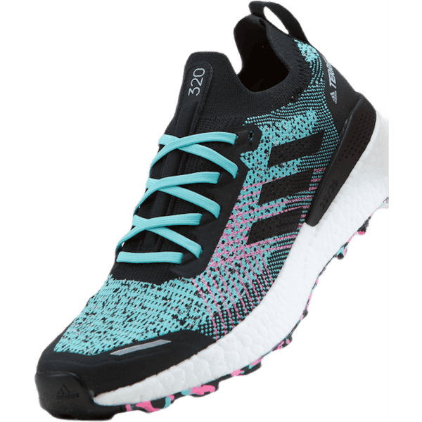 Adidas - Terrex Two Ultra Trail Running Shoes Acid Mint / Core Black / Screaming Pink