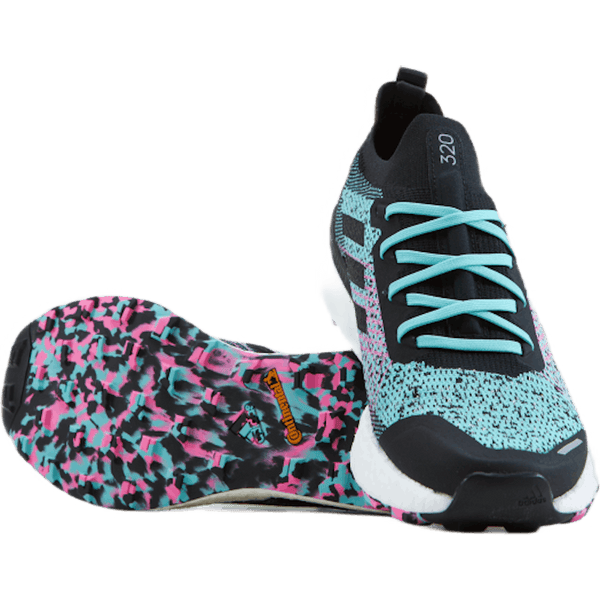 Adidas - Terrex Two Ultra Trail Running Shoes Acid Mint / Core Black / Screaming Pink