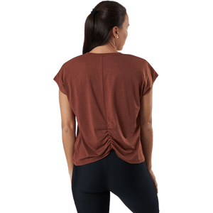Röhnisch - Split Back Tee Copper Brown