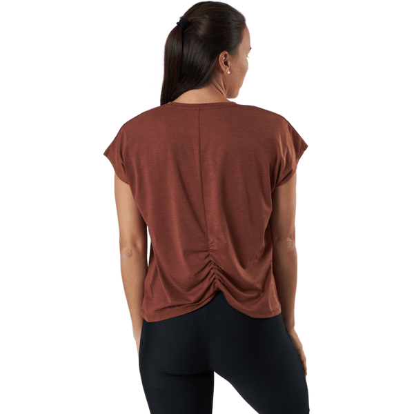 Röhnisch - Split Back Tee Copper Brown