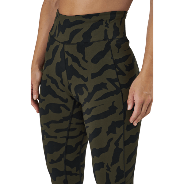 Casall - Iconic Printed 7/8 Tights Escape Green
