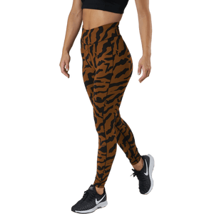 Casall - Iconic Printed 7/8 Tights Escape Brown