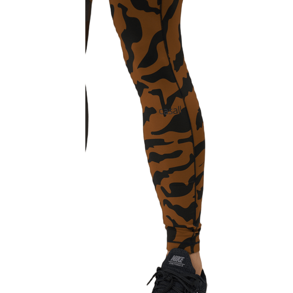 Casall - Iconic Printed 7/8 Tights Escape Brown