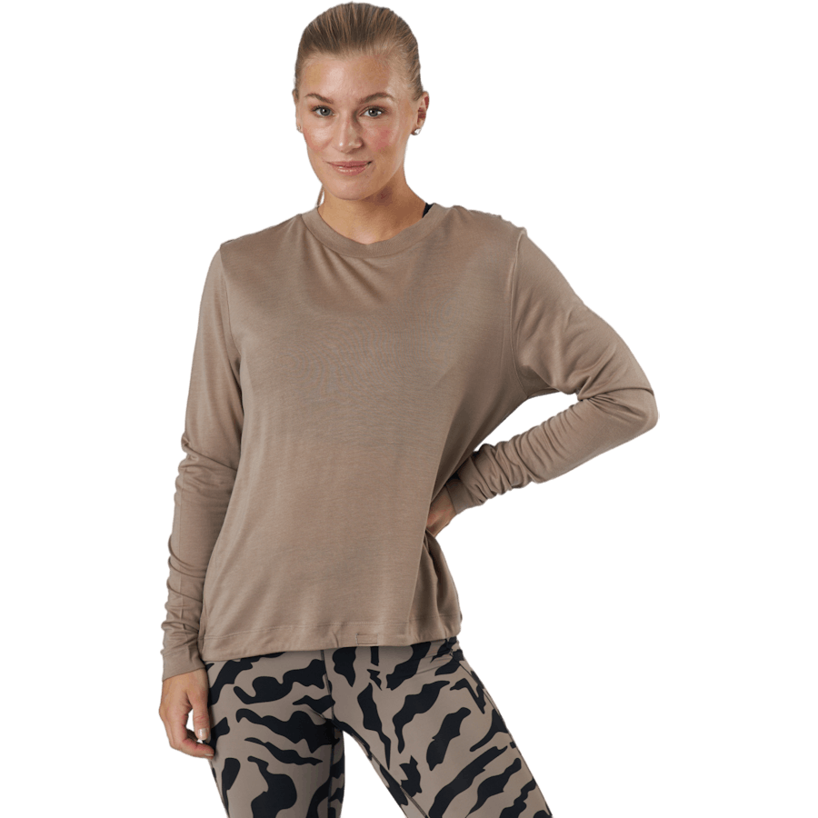 Casall - Ease Crew Neck Taupe Grey