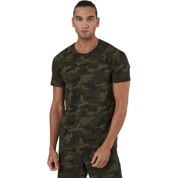 Casall - M Printed Tee Action Green