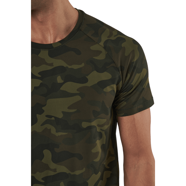 Casall - M Printed Tee Action Green