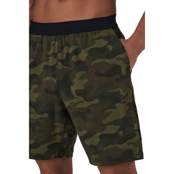 Casall - M Printed Elastic Shorts Action Green