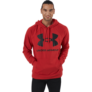 Under Armour - Ua Rival Fleece Big Logo Hd Radiant Red