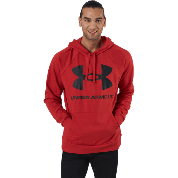 Under Armour - Ua Rival Fleece Big Logo Hd Radiant Red