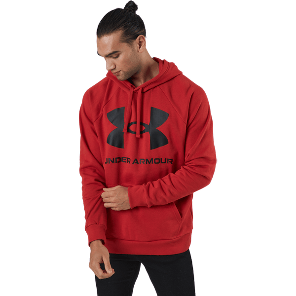 Under Armour - Ua Rival Fleece Big Logo Hd Radiant Red