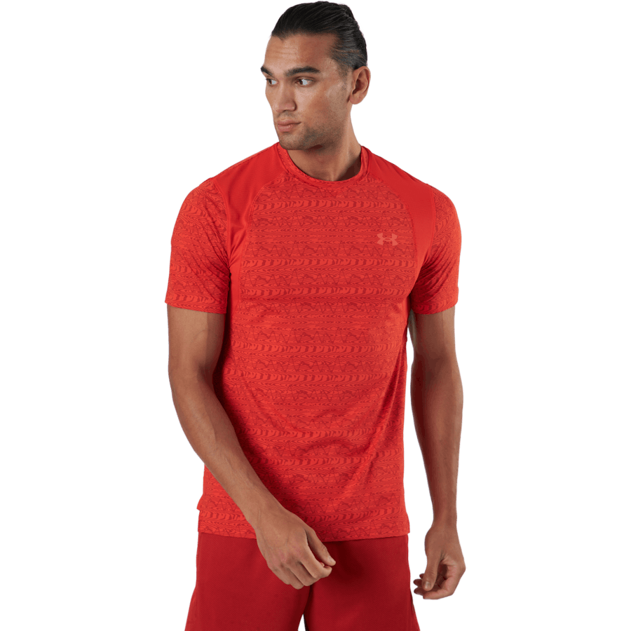 Under Armour - Ua Iso-chill Run Printed Ss Dark Orange