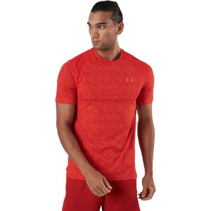 Under Armour - Ua Iso-chill Run Printed Ss Dark Orange