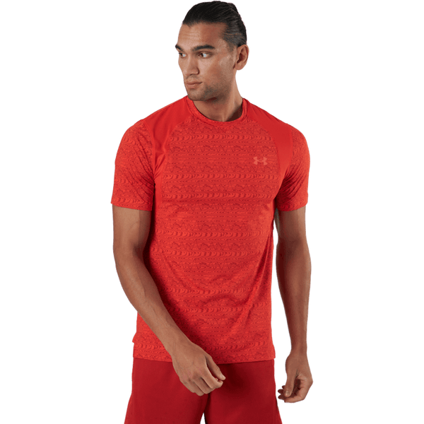 Under Armour - Ua Iso-chill Run Printed Ss Dark Orange