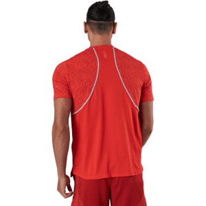 Under Armour - Ua Iso-chill Run Printed Ss Dark Orange