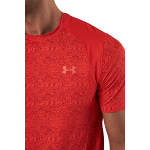 Under Armour - Ua Iso-chill Run Printed Ss Dark Orange