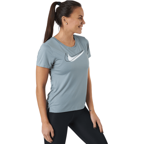 Nike - Dri-fit Swoosh Run Women's Run Particle Grey/white
