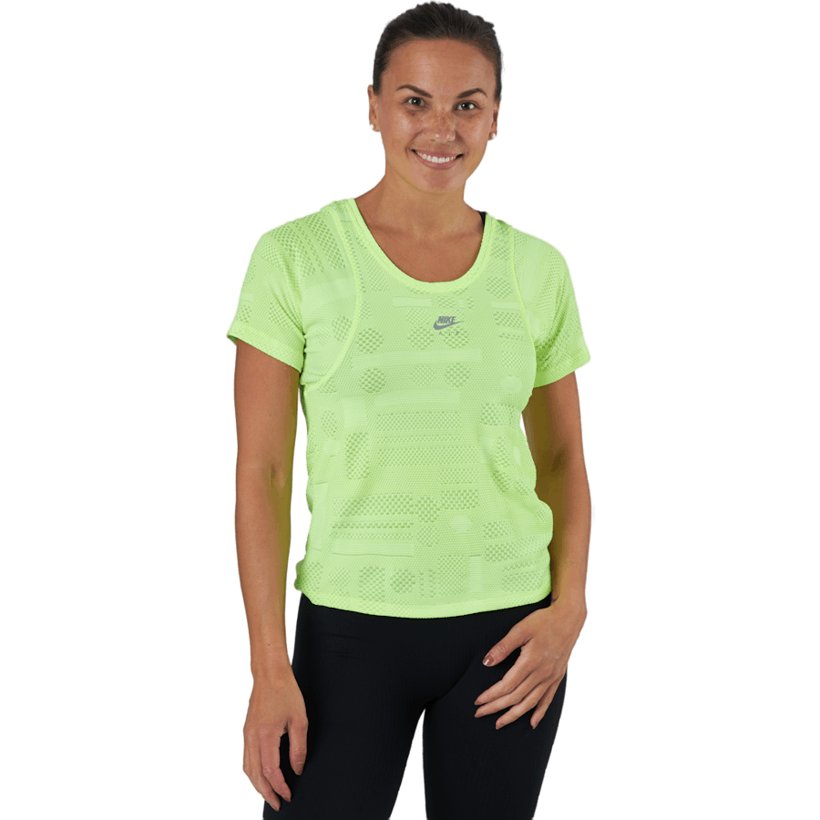 Nike - Air Dri-fit Women's Short-slee Volt/reflective Silv