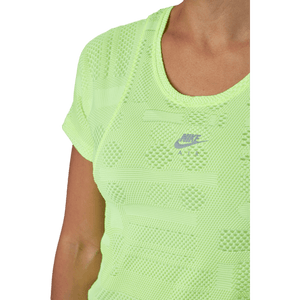 Nike - Air Dri-fit Women's Short-slee Volt/reflective Silv